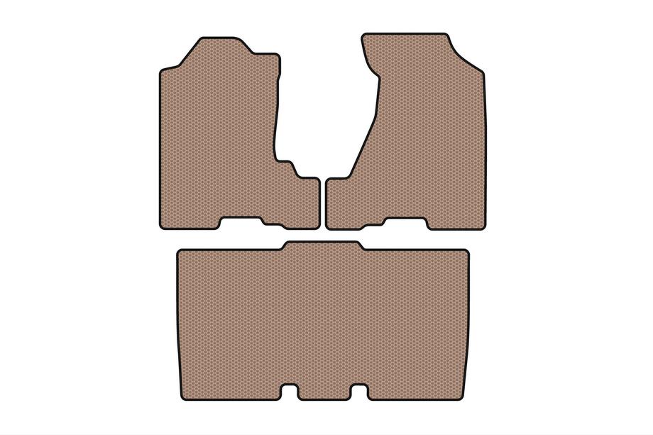 Honda Element 2003-2011 Rubber Floor Mats Carsuit (Beige) Image
