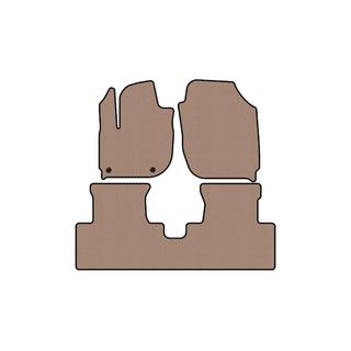 Rubber Floor Mats Carsuit (Electric, Beige) photo 1