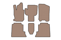 Honda FR-V 2004-2009 Rubber Floor Mats Carsuit (Beige) photo 1