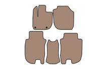 Honda HR-V 2014-2021 Rubber Floor Mats Carsuit (Beige) photo 1