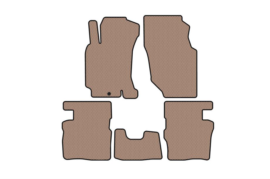 Honda HR-V 1998-2006 Rubber floor mats Carsuit (5-door, beige) Photo 1