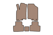 Honda Insight II 2009-2014 Rubber floor mats Carsuit (HB, Hybrid, beige) photo 1