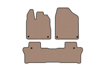 Honda Pilot 2015-2022 Rubber floor mats Carsuit (2 rows, beige) photo 1