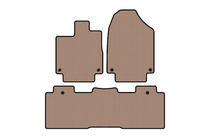 Honda Odyssey 2017– Rubber floor mats Carsuit (2 rows, beige) photo 1