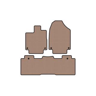 Rubber floor mats Carsuit (2 rows, beige) photo 1