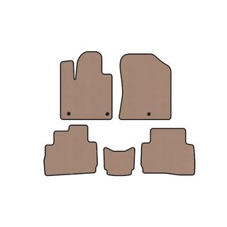 Rubber floor mats Carsuit (2020-2023, beige) Hyundai Santa Fe 4 2018-2023 photo 1