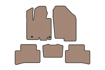 Hyundai Tucson NX4 2021- Rubber Floor Mats Carsuit (Beige) photo 1