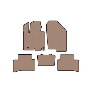 Rubber Floor Mats Carsuit (Beige) Hyundai Tucson NX4 2021- photo 1