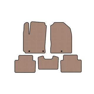 Rubber floor mats Carsuit (2017-2020, Petrol, beige) photo 1
