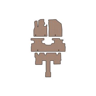 Rubber floor mats Carsuit (3 rows, 7-seater, beige) photo 1