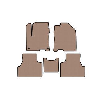 Rubber Floor Mats Carsuit (2019-2020, Electric, Beige) Hyundai Encino EV 2019- photo 1