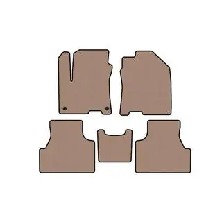 Rubber Floor Mats Carsuit (2019-2020, Electric, Beige)
