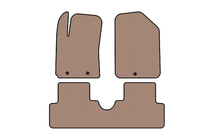 Hyundai I-10 2014-2017 Rubber Floor Mats Carsuit (HB, Beige) photo 1