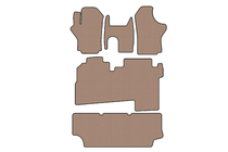 Hyundai H200, H1, Starex 1998-2007 Rubber floor mats Carsuit (2004-2007, 3 rows, 8-seater, beige) photo 1