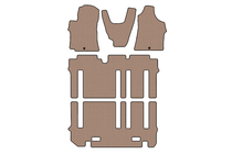 Hyundai H300, H1, Starex 2008-2020 Rubber floor mats Carsuit (full interior, beige) photo 1
