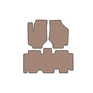 Rubber Floor Mats Carsuit (Beige) photo 1