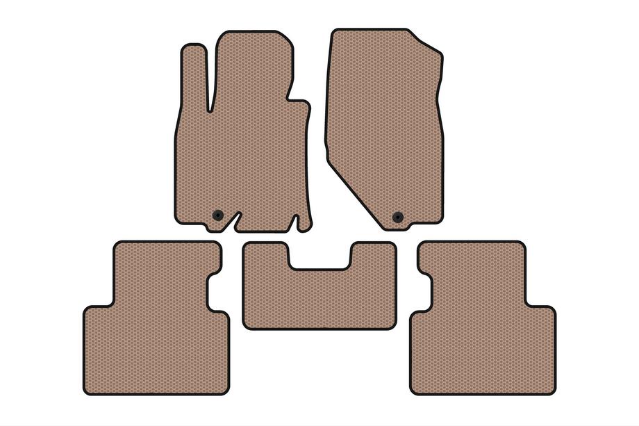 Infiniti QX50 2013-2017 Rubber Floor Mats Carsuit (Beige) Image