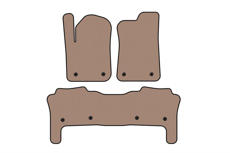 Infiniti QX56 2010-2013 Rubber Floor Mats Carsuit (Beige) Image