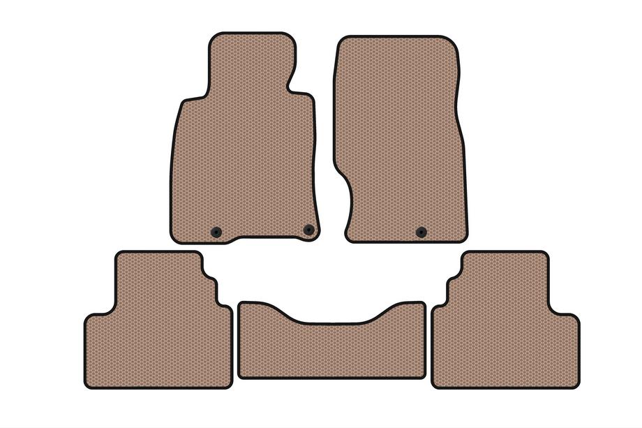 Infiniti G25/G35/37 (V36/CV36) 2006-2015 Rubber floor mats Carsuit (G25-G35, SD, beige) Image