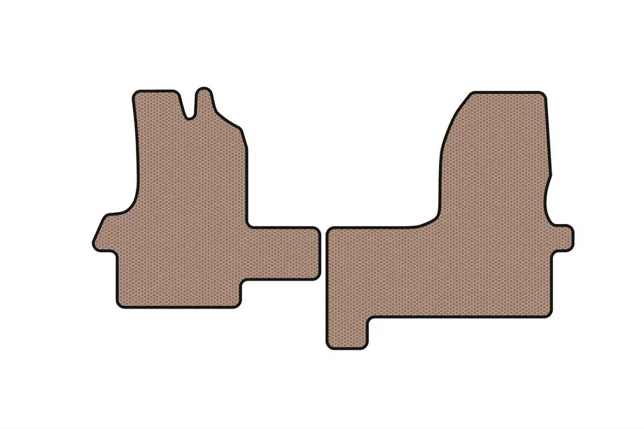 Iveco Daily 1999-2006 Rubber Floor Mats Carsuit (Beige) Image