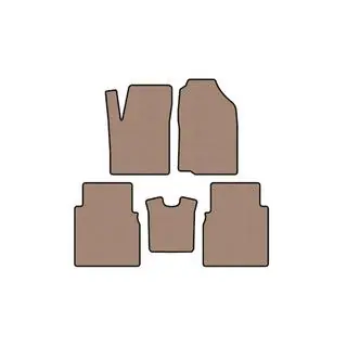 Rubber Floor Mats Carsuit (Beige)