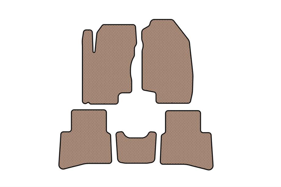 JAC S3 2014- Rubber Floor Mats Carsuit (Beige) Image
