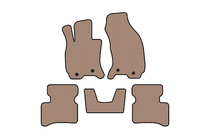 Jaguar X-Type 2001-2009 Rubber floor mats Carsuit (SD, Floor-mounted accelerator pedal, beige) photo 1