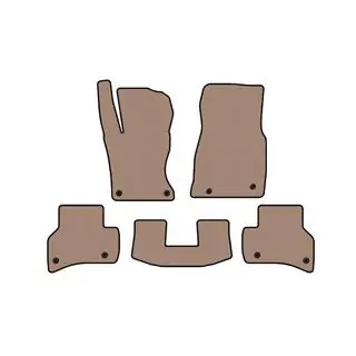 Rubber floor mats Carsuit (2015-2019, SD, beige)