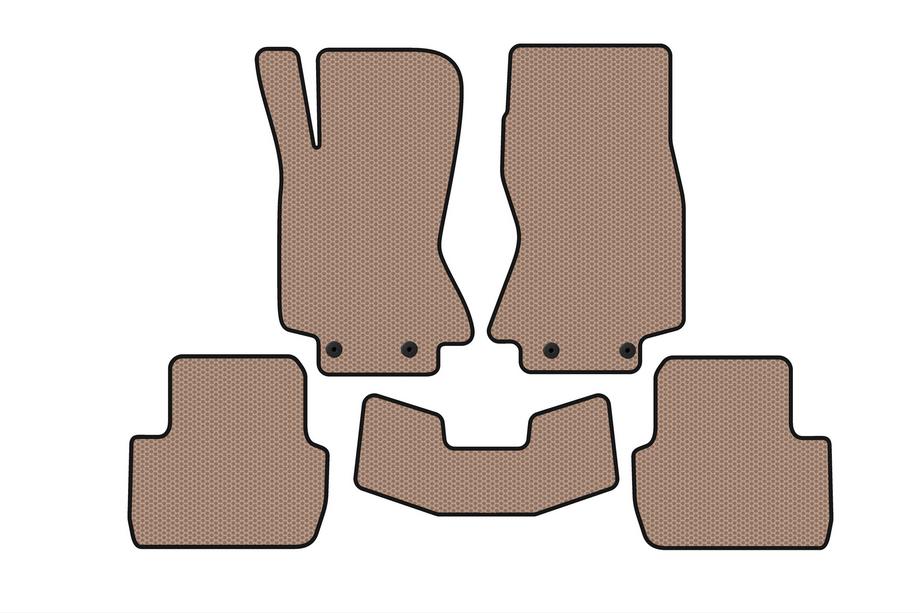 Jaguar S-Type 1999-2008 Rubber Floor Mats Carsuit (Beige) Image