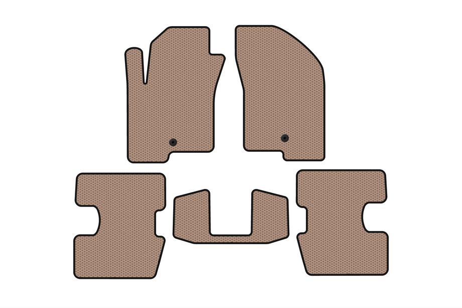 Jeep Patriot 2007-2016 Rubber Floor Mats Carsuit (Beige) Image