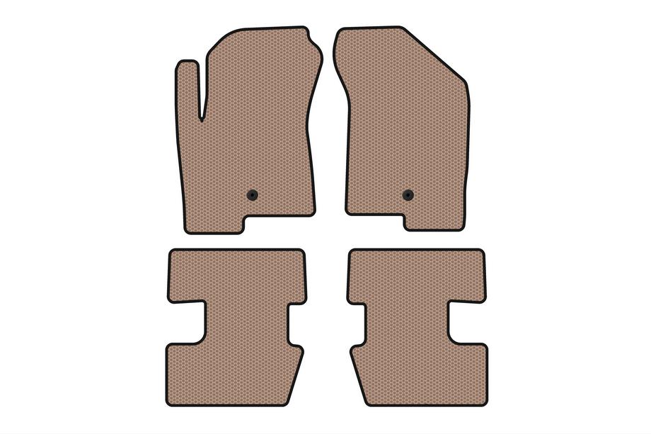 Jeep Compass 2006-2016 Rubber floor mats Carsuit (2011-2016, beige) Image