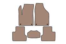 Jeep Cherokee KL 2013- Rubber floor mats Carsuit (2018+, beige) photo 1