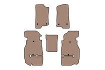 Jeep Wrangler 2018- Rubber floor mats Carsuit (Rubicon Unlimited/5-door, beige) photo 1