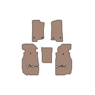 Rubber floor mats Carsuit (Rubicon Unlimited/5-door, beige) Jeep Wrangler 2018- photo 1