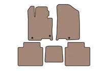 Kia Optima 2016- Rubber Floor Mats Carsuit (Beige) photo 1