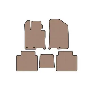 Rubber Floor Mats Carsuit (Beige) photo 2