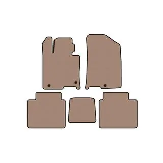Rubber Floor Mats Carsuit (Beige) photo 1