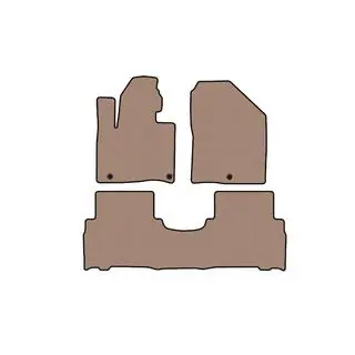 Rubber floor mats Carsuit (2014-2018, 5-seater, beige) photo 1