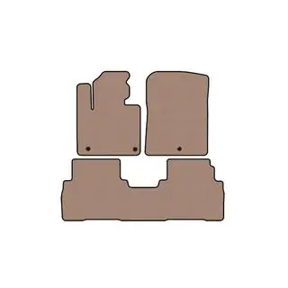 Rubber floor mats Carsuit (7-seater, beige) photo 1