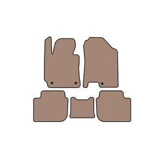 Rubber floor mats Carsuit (SD, beige) Kia Cerato 3 2013-2018 photo 1