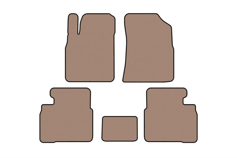 Kia Magentis 2000-2005 Rubber Floor Mats Carsuit (Beige) Image