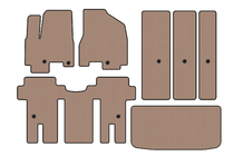 Kia Carnival 2014-2020 Rubber floor mats Carsuit (full interior, beige) photo 1