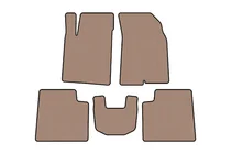 Kia Opirus 2003-2010 Rubber Floor Mats Carsuit (Beige) photo 1