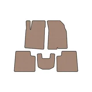 Rubber Floor Mats Carsuit (Beige) photo 1
