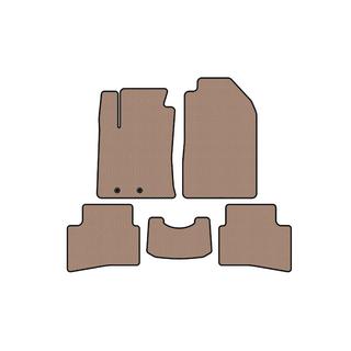 Rubber floor mats Carsuit (2017-2019, beige) photo 1