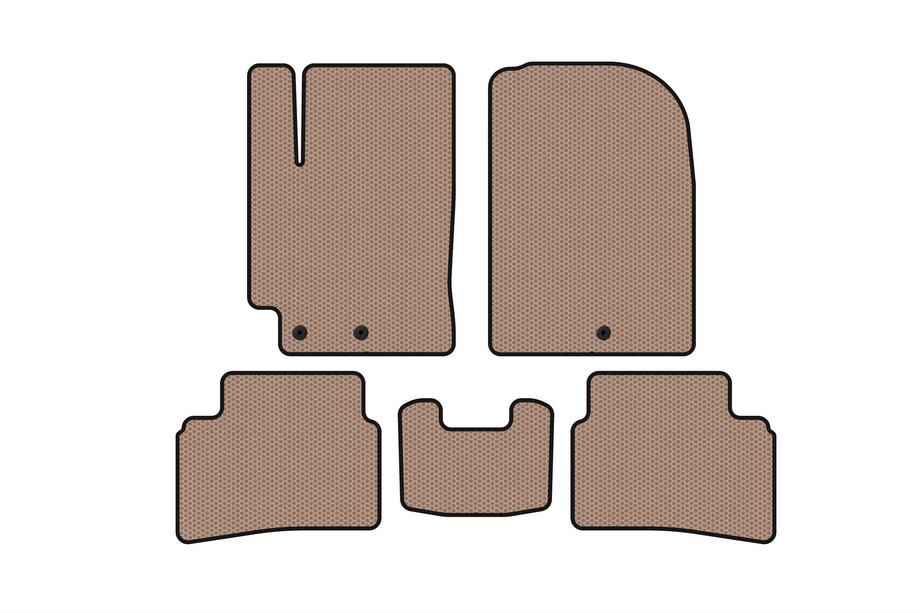 Kia Stonic 2017- Rubber floor mats Carsuit (2019+, beige) Photo 1