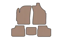 Daewoo Matiz 1998-2008 Rubber Floor Mats Carsuit (Beige) photo 1