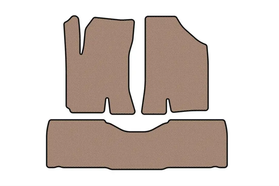 Leopaard CS9EV 2017- Rubber Floor Mats Carsuit (6-Seater/Electric, Beige) Image