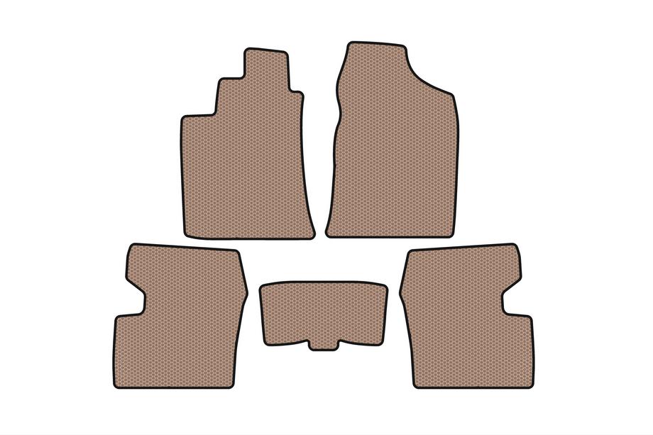 Lifan 620 Solano 2007- Rubber floor mats Carsuit (SD, beige) Image