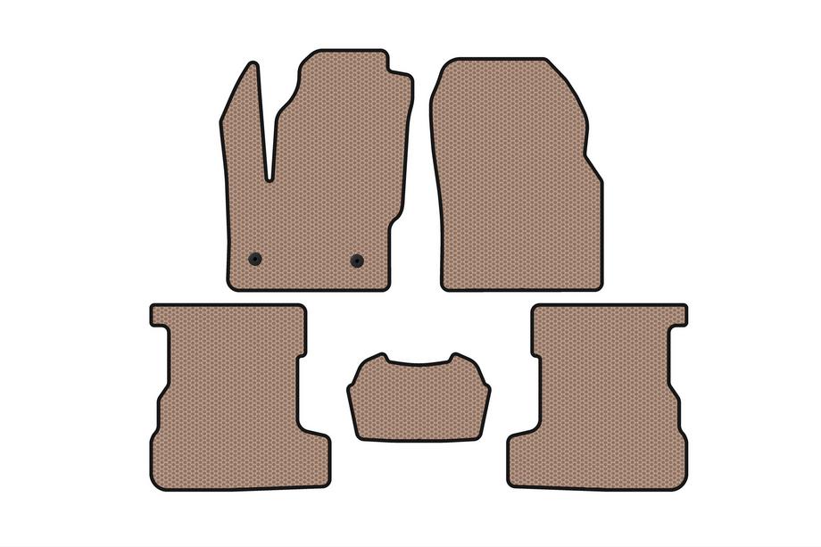 Lincoln MKC 2015- Rubber Floor Mats Carsuit (Beige) Image